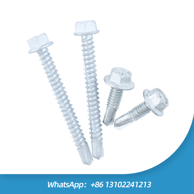 Dacromet Self Drilling Hex Head Screws Without Washer